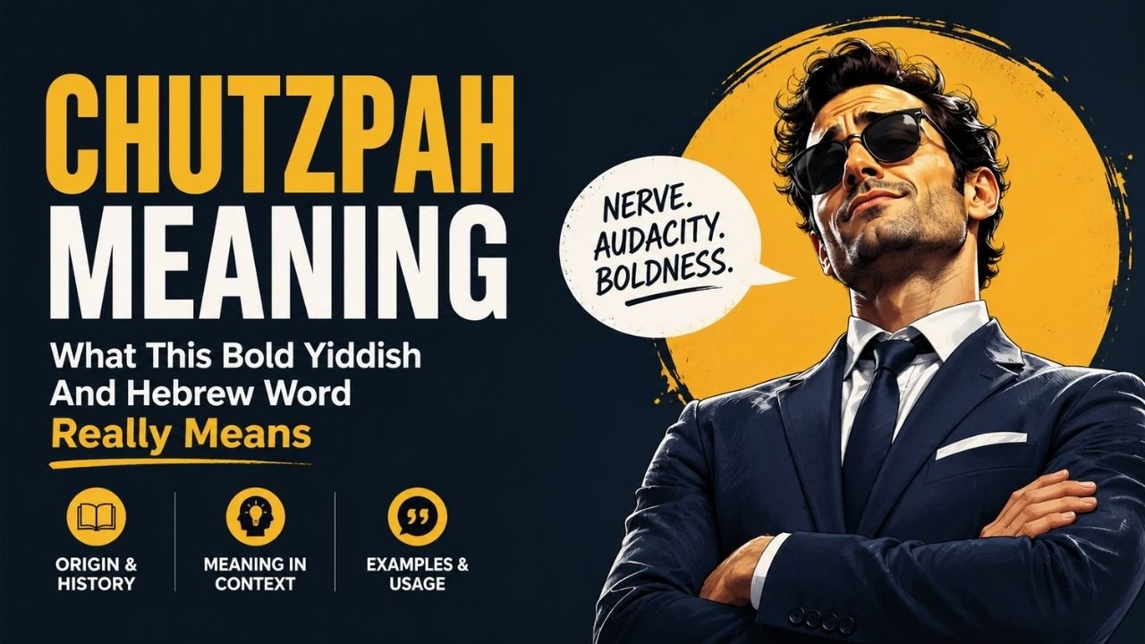Chutzpah Meaning: What This Bold Yiddish And Hebrew Word Really Means