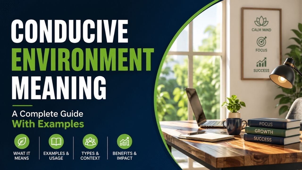Conducive Environment Meaning: A Complete Guide With Examples
