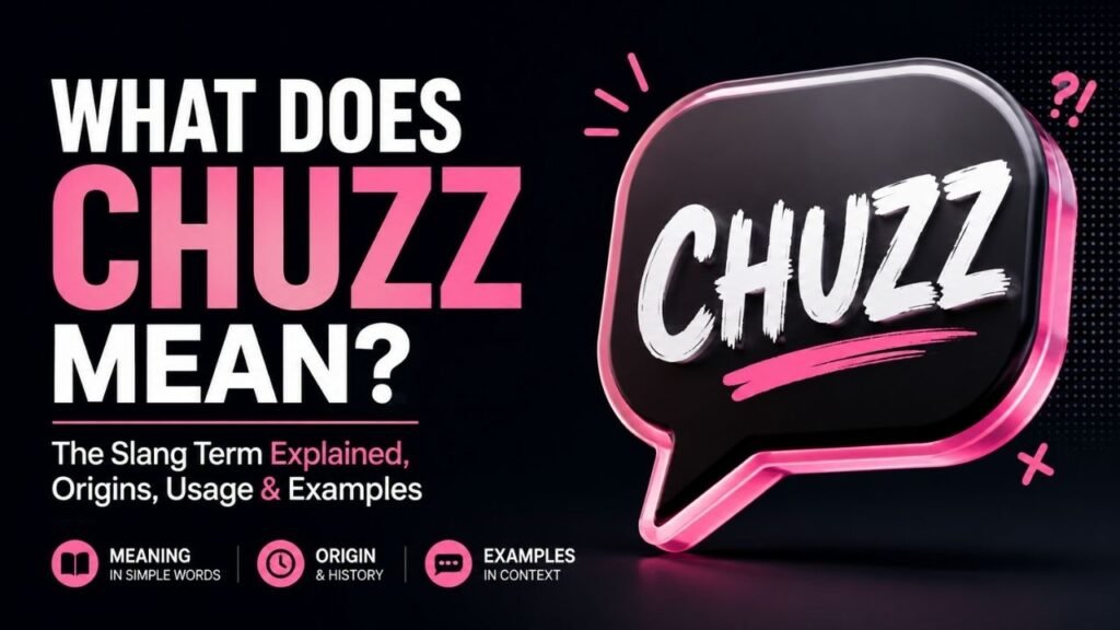 What Does Chuzz Mean?