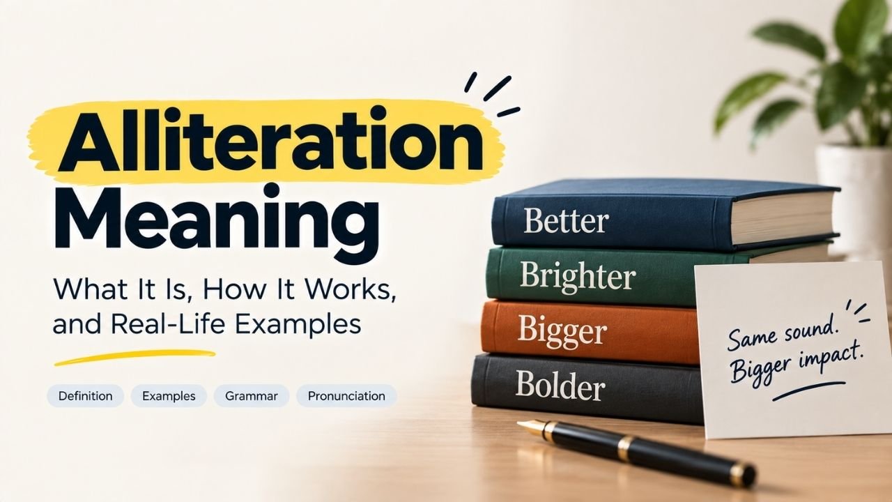 Alliteration Meaning