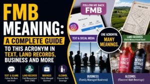 FMB Meaning: A Complete Guide To This Acronym In Text, Land Records, Business And More