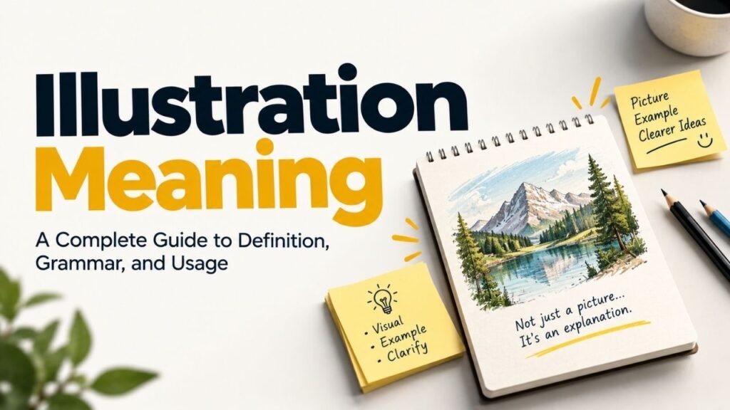 Illustration Meaning: A Complete Guide to Definition, Grammar, and Usage