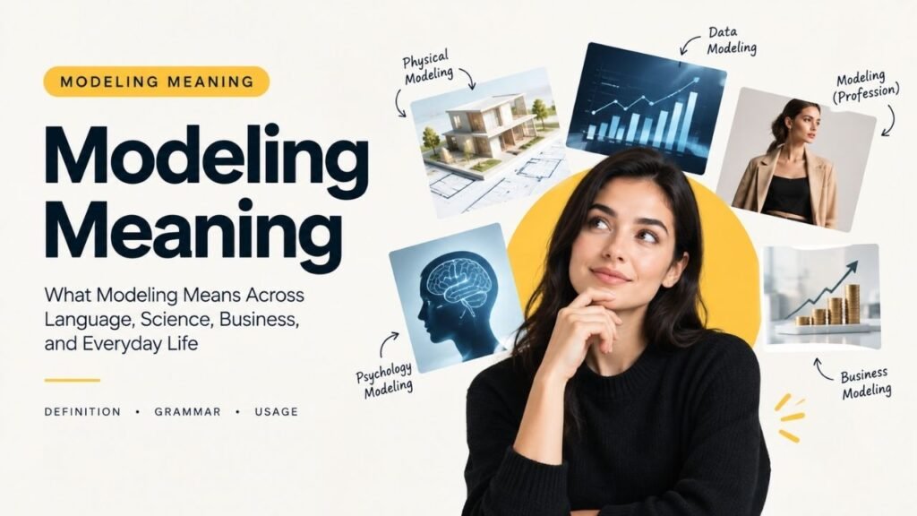 Modeling Meaning: What Modeling Means Across Language, Science, Business, and Everyday Life