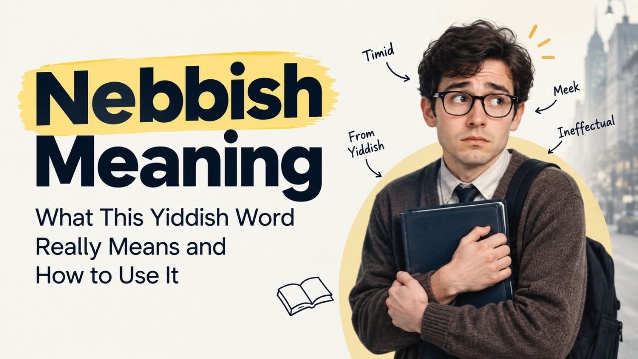 Nebbish Meaning: What This Yiddish Word Really Means and How to Use It