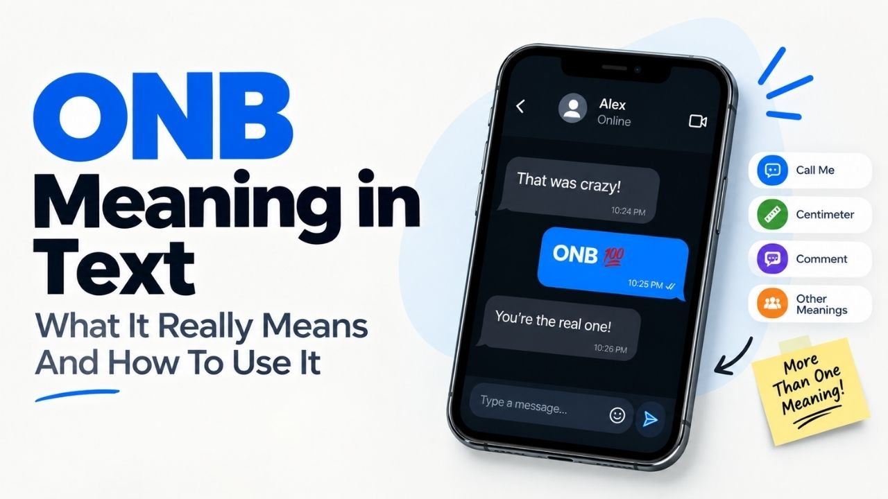 ONB Meaning In Text: What It Really Means And How To Use It