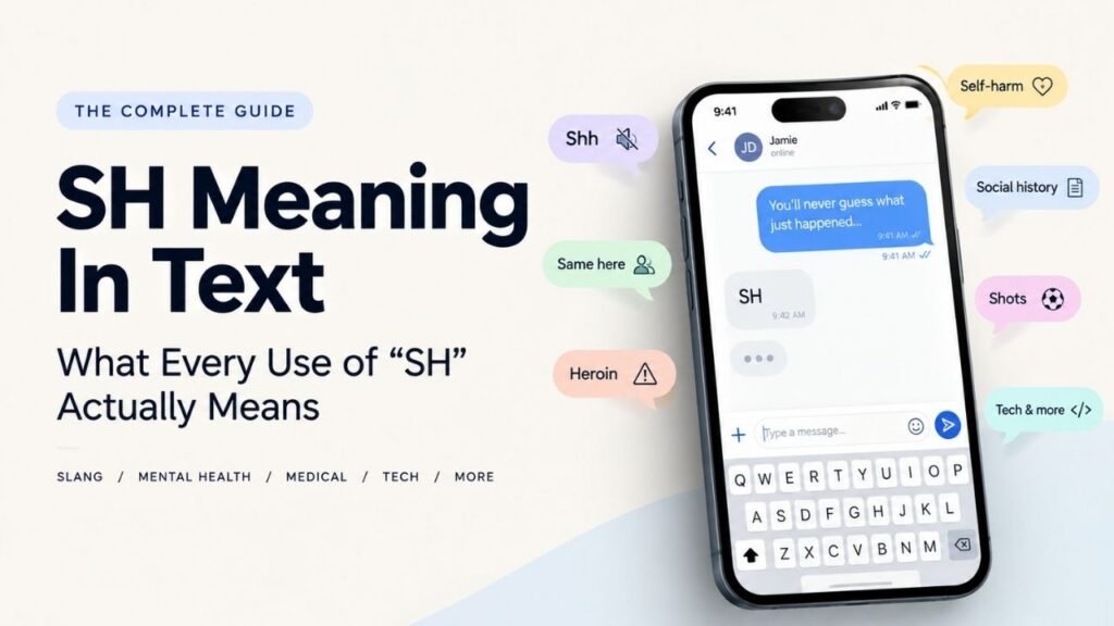 SH Meaning In Text: What Every Use Of "SH" Actually Means