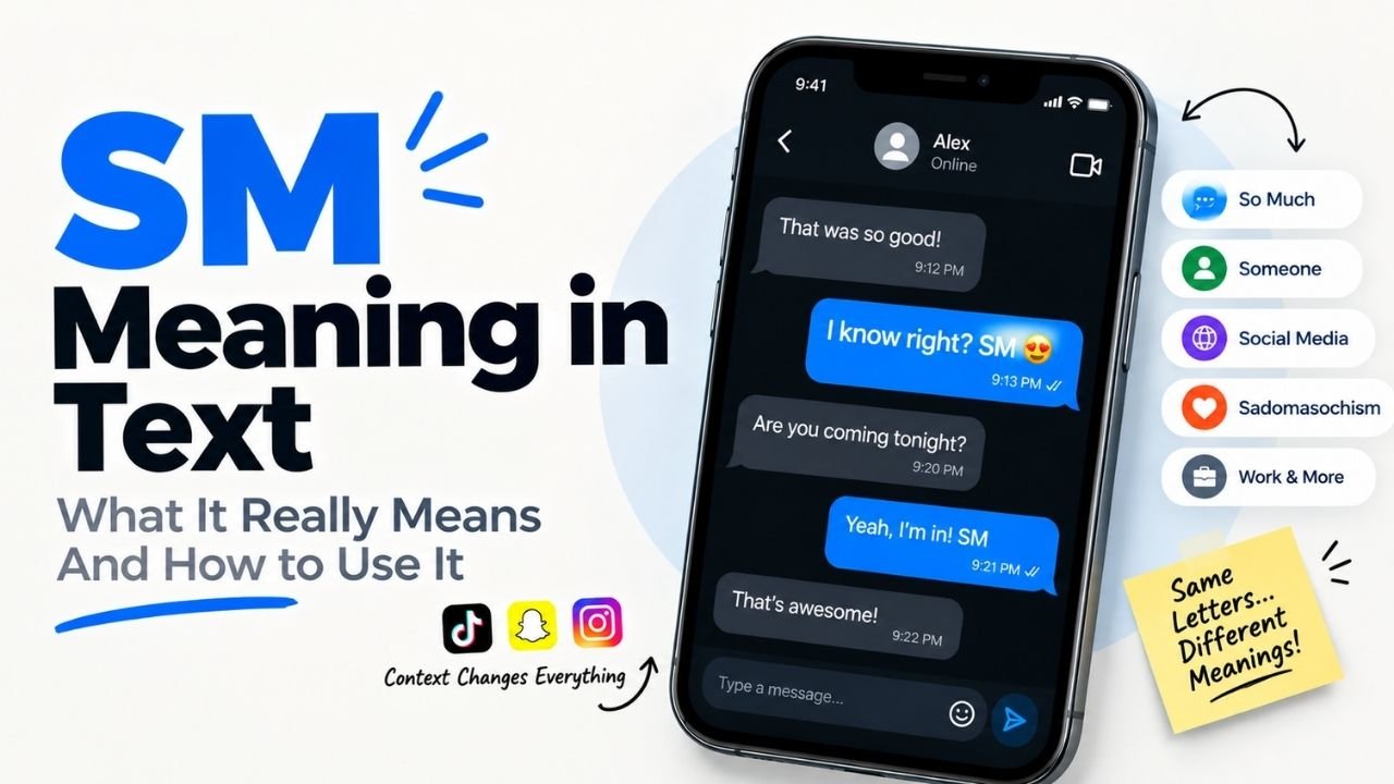 SM Meaning in Text: What It Really Means and How to Use It