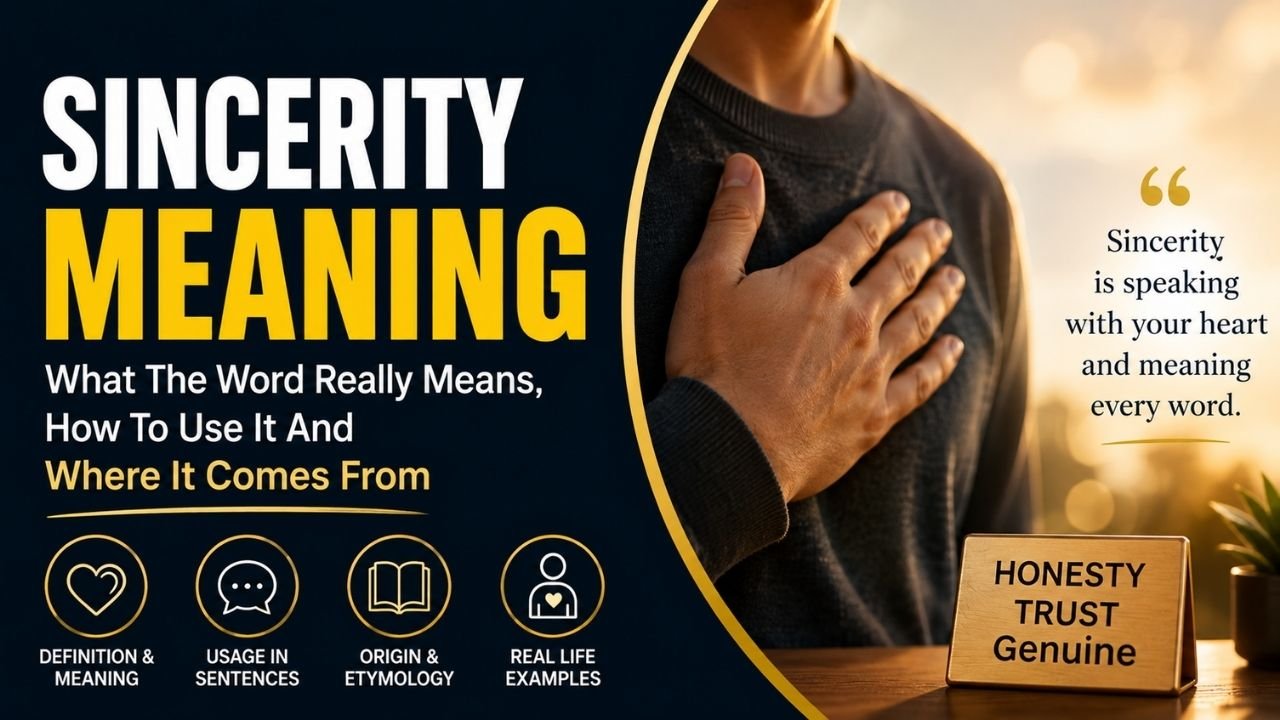Sincerity Meaning: What The Word Really Means, How To Use It And Where It Comes From