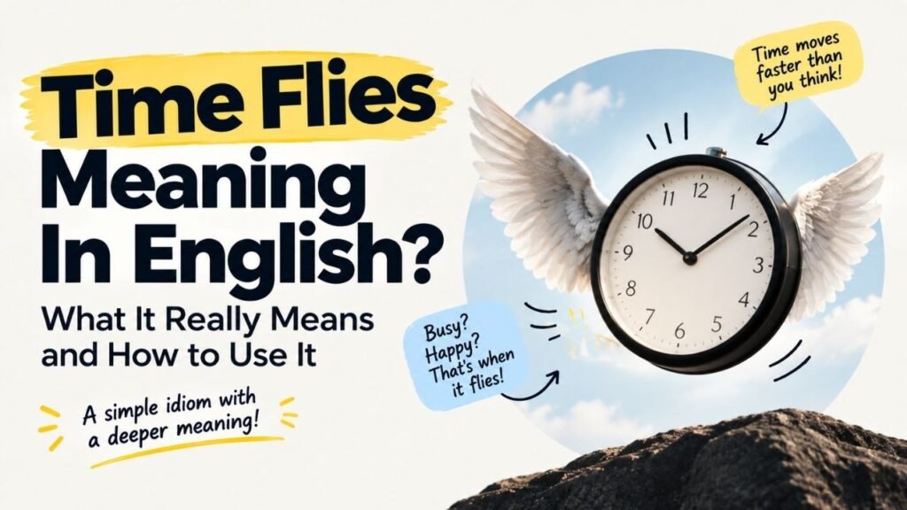 Time Flies Meaning: What This Common Saying Really Means and How to Use It