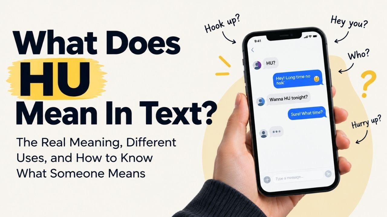 What Does HU Mean In Text?