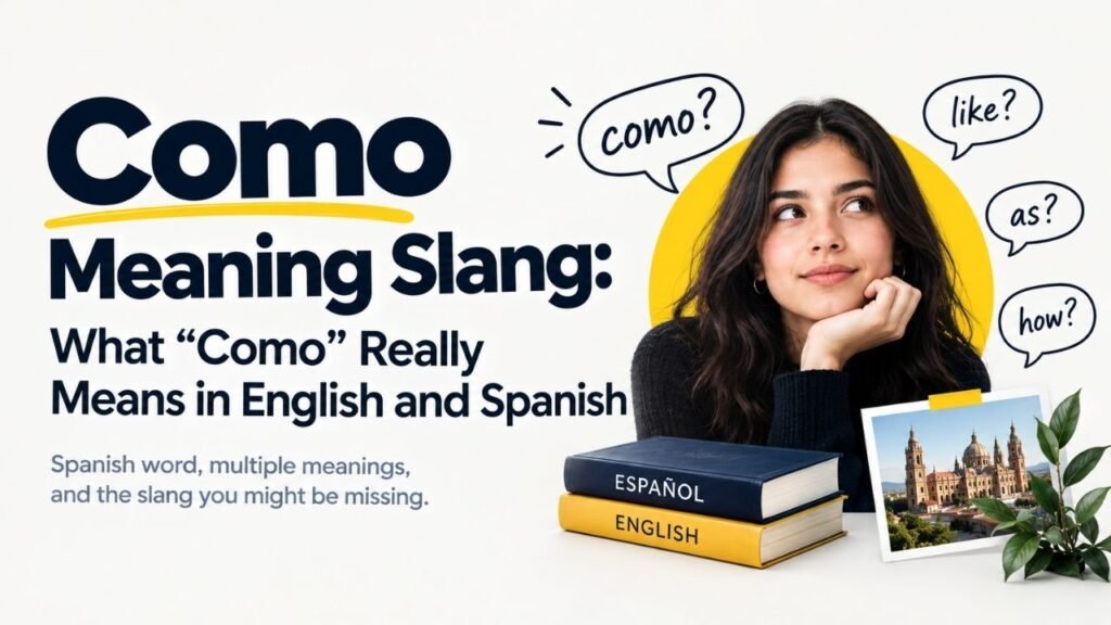 Como Meaning Slang: What "Como" Really Means in English and Spanish
