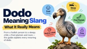 Dodo Meaning Slang: What It Really Means