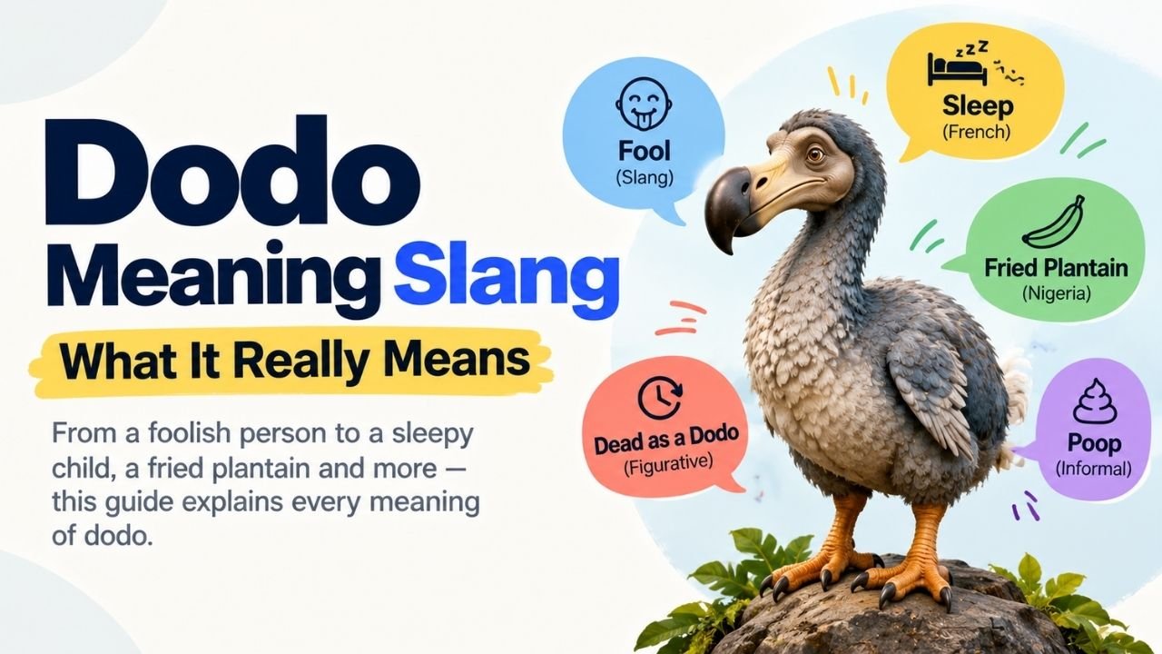 Dodo Meaning Slang: What It Really Means
