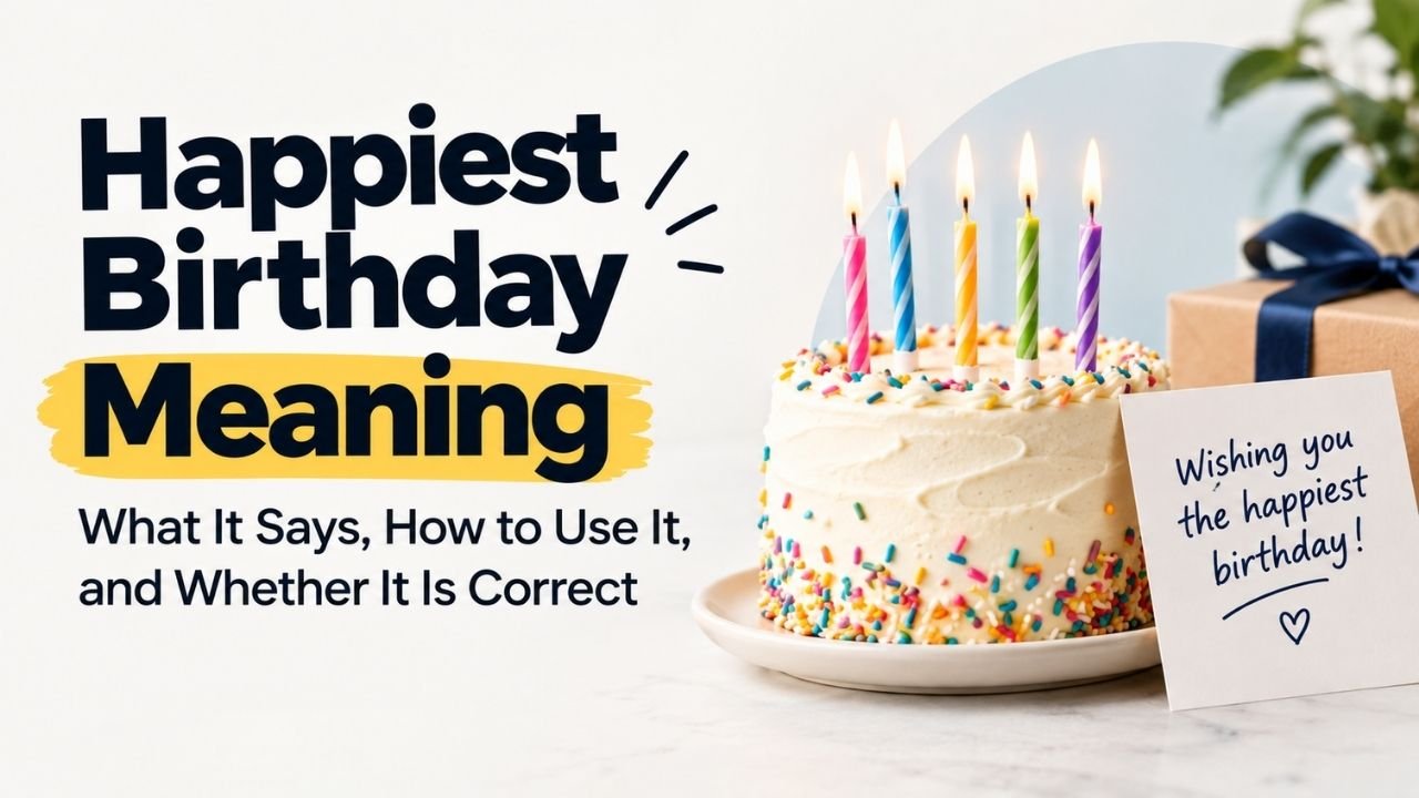 Happiest Birthday Meaning: What It Says, How to Use It, and Whether It Is Correct