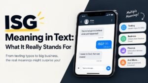 ISG Meaning in Text: What It Really Stands For