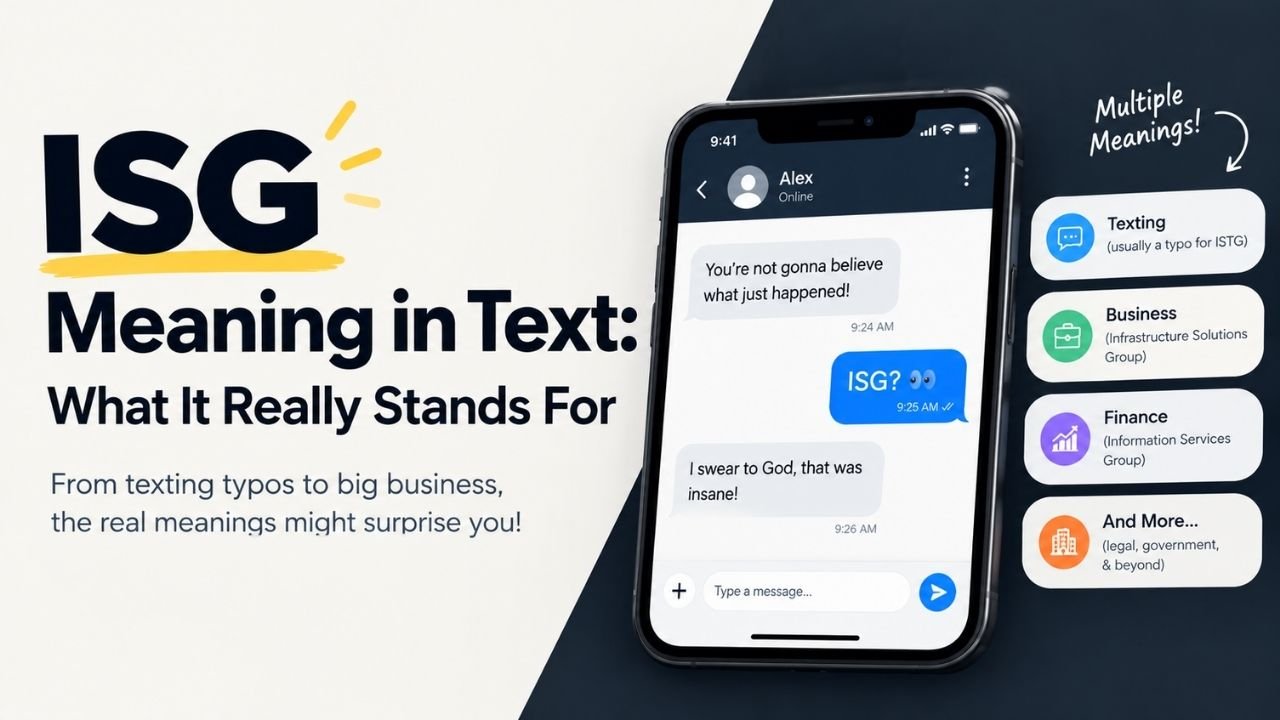 ISG Meaning in Text: What It Really Stands For