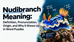Nudibranch Meaning: Definition, Pronunciation, Origin, and Why It Shows Up in Word Puzzles