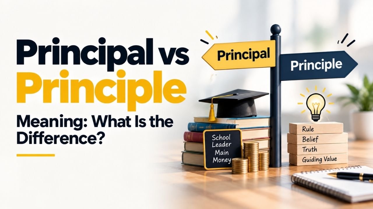 Principal vs Principle Meaning: What Is the Difference?