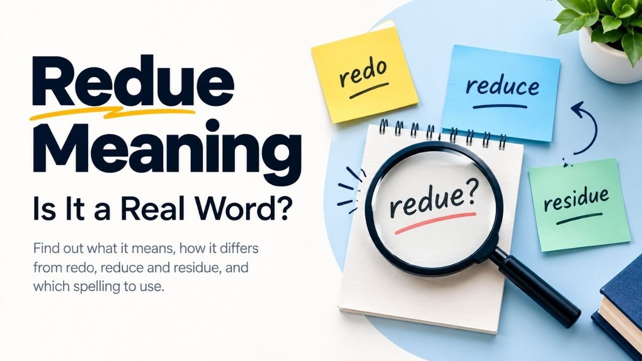 Redue Meaning: Is It a Real Word?