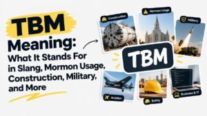 TBM Meaning: What It Stands For in Slang, Mormon Usage, Construction, Military, and More