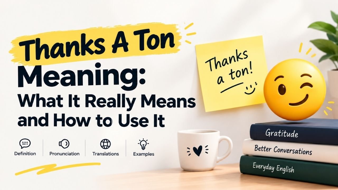 Thanks A Ton Meaning: What It Really Means and How to Use It