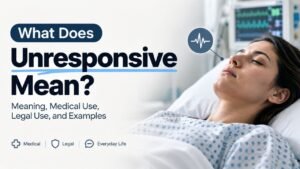 What Does Unresponsive Mean? Meaning, Medical Use, Legal Use, and Examples