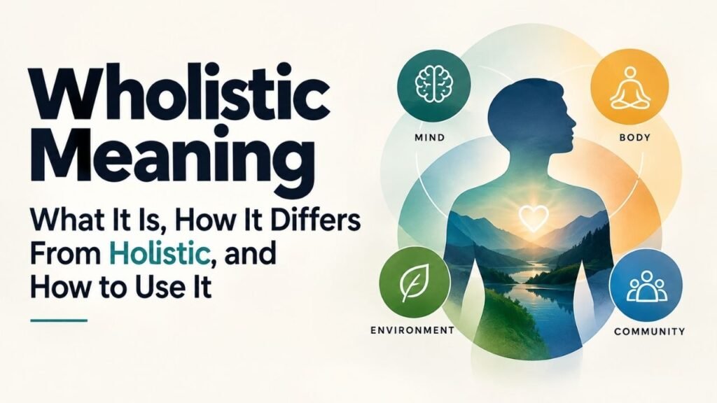 Wholistic Meaning: What It Is, How It Differs From Holistic, and How to Use It