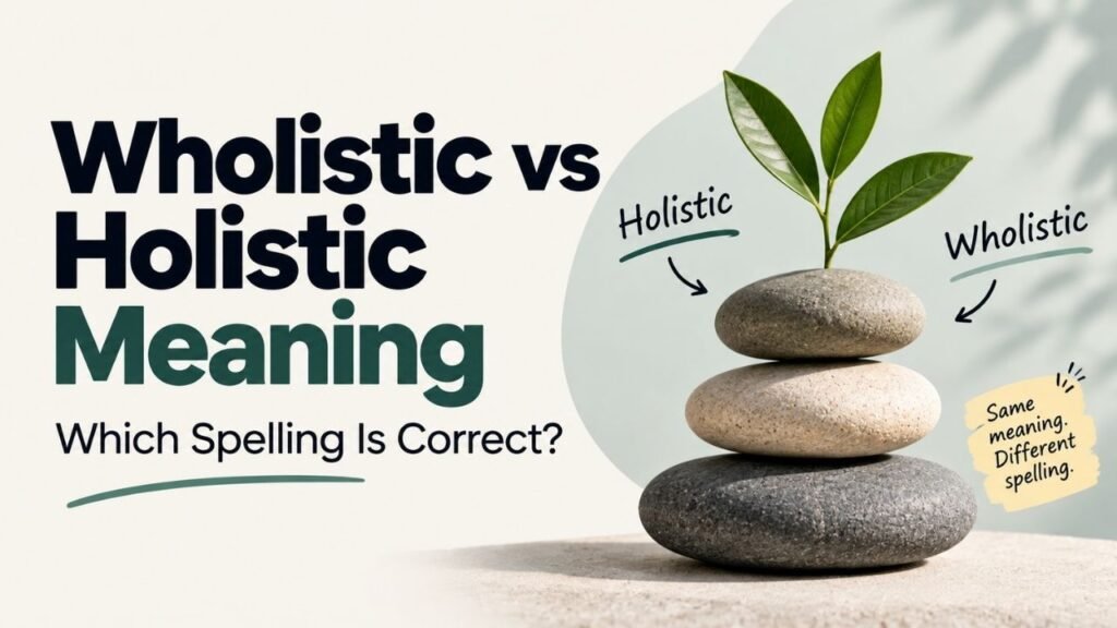 Wholistic vs Holistic Meaning: Which Spelling Is Correct?