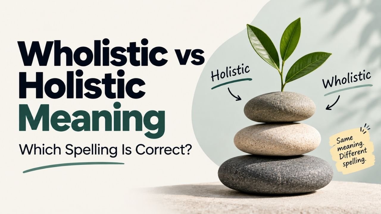 Wholistic vs Holistic Meaning: Which Spelling Is Correct?